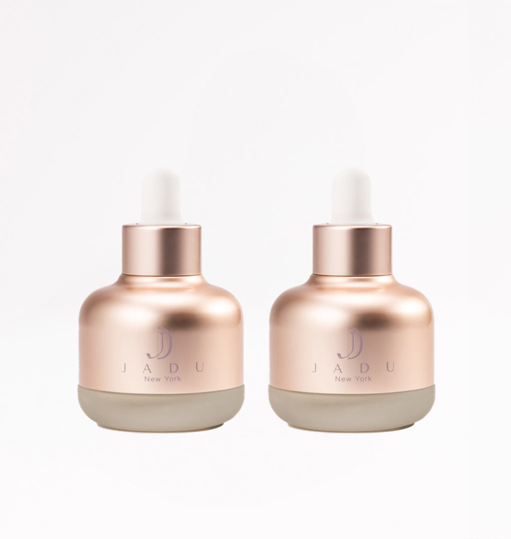 Double pack Jadu Split Ends Care bottle hair oil for split ends and shine