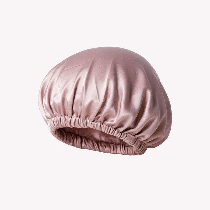 looking for superior hair protection while reducing frizz and damage? you've found the Jadu silk sleep bonnet made with Mulberry silk