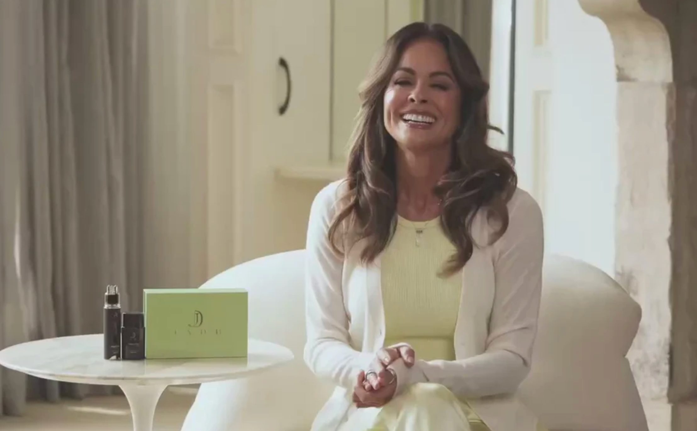 Brooke Burke supports using Magic Drip for visibly thicker looking hair