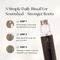 A simple 3-step daily ritual for nourished and stronger roots - scalp treatment for thinning hair