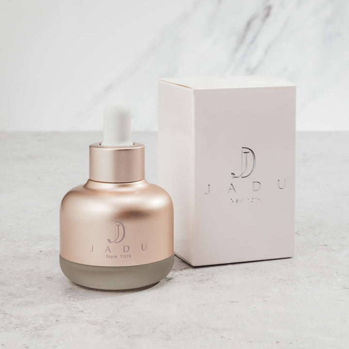 Jadu Split Ends Care sitting next to high-quality packaging