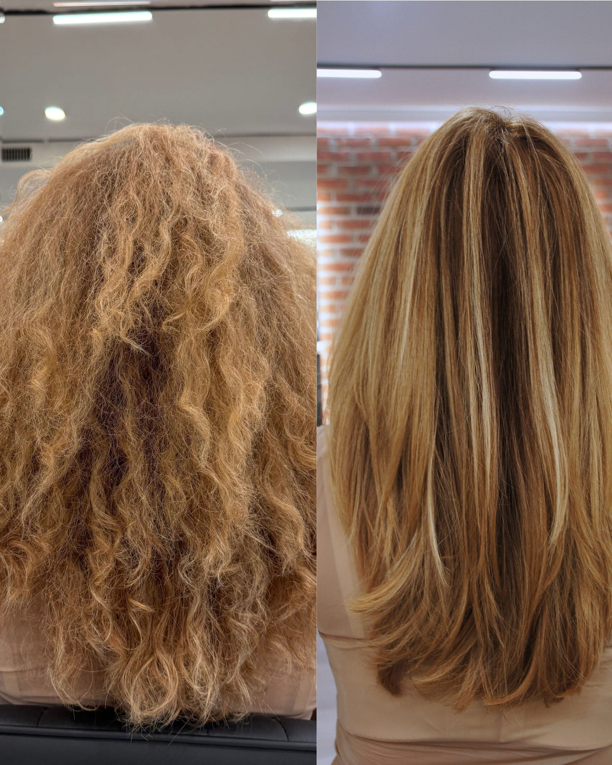 Bleached blonde · Ends